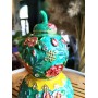 Тыква Улоу бирюза с цветами - главный символ здоровья и долголетия