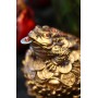 Статуэтка "Жаба на Монетах" привлекает денежную удачу 