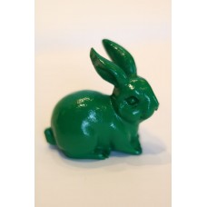 Статуэтка «Кролик зеленый» из дерева (большой)