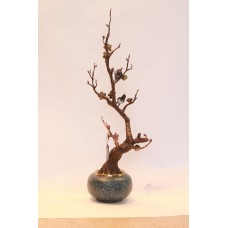 Статуэтка "Дерево с птицами в Вазе" из бронзы (большая)