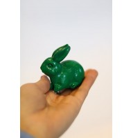 Статуэтка «Кролик зеленый» из дерева (маленький)