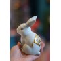 Статуэтка «Кролик» белый сидячий (фарфор) - символ 2023 года, улучшает семейную жизнь!