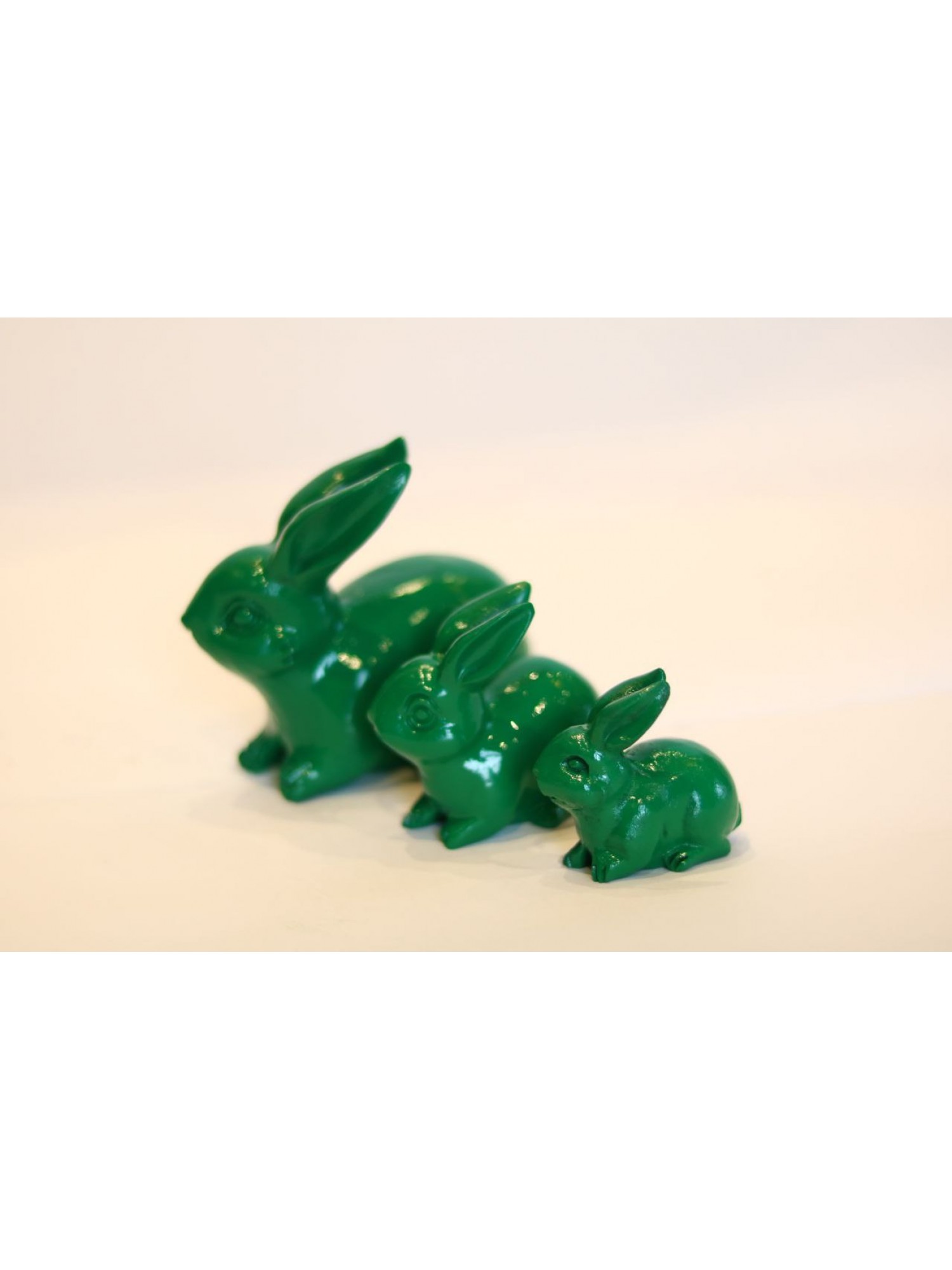 Статуэтка «Кролик зеленый» из дерева (большой) - поможет сохранить гармоничные отношения в вашей семье!