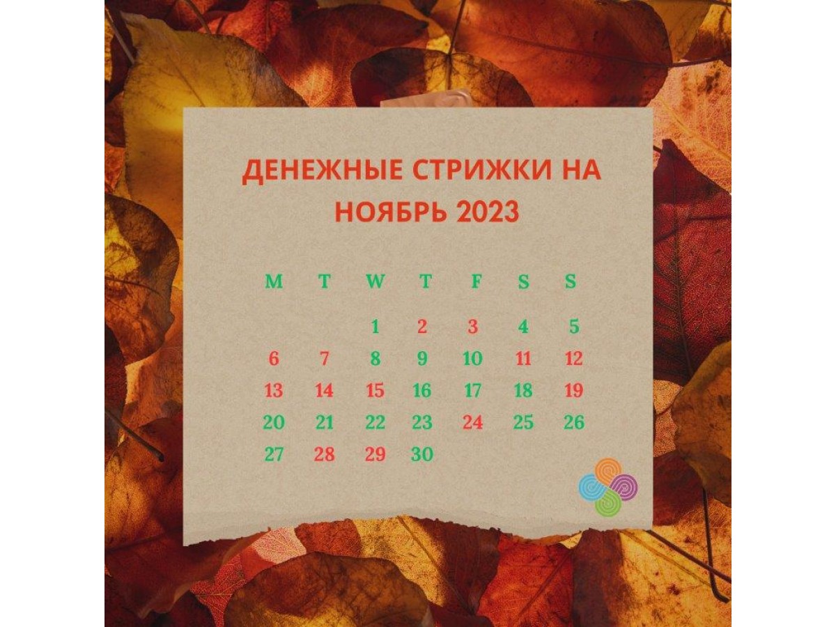 Календарь денежных стрижек в ноябре 2023 по фен-шуй