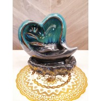 Статуэтка "Фонтан - курильница для благовоний "Сердце"