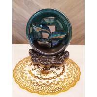 Статуэтка "Фонтан- курильница для благовоний "Лотос" круг