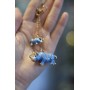Брелок "Пара Носорогов" на защиту от краж и финансовых потерь (голубой)