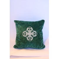 Подушка-Талисман с "Дорджем на Защиту" (зеленая)