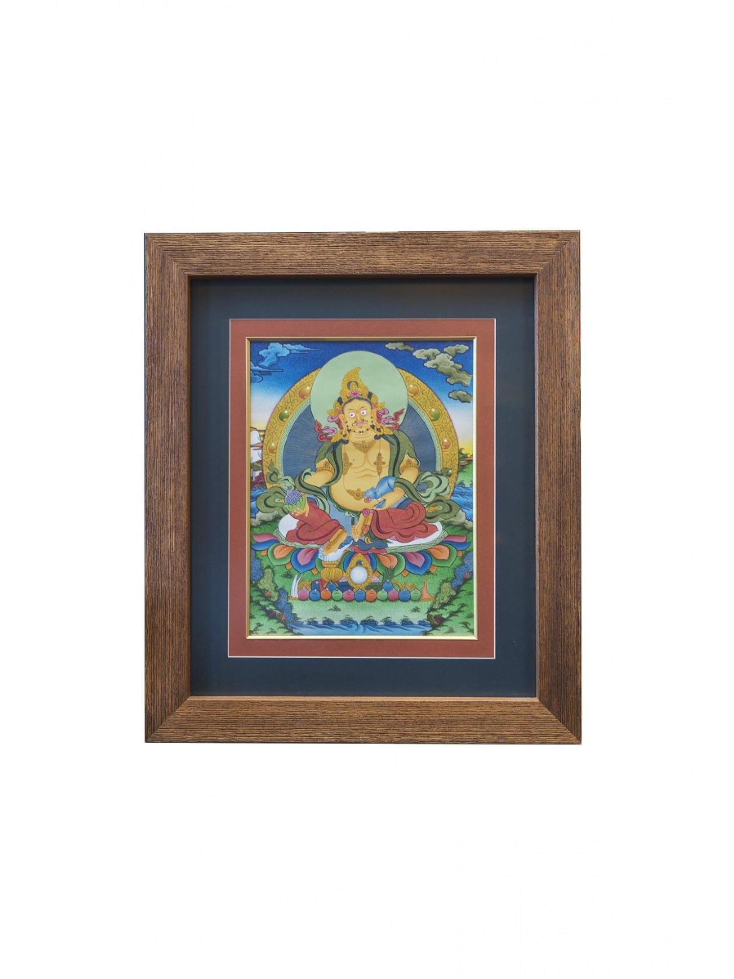 Картина "Желтый Джамбала" из Тибета поможет Вам разбогатеть и мудро распределять деньги