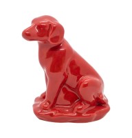 Статуэтка "Собака Красная" из коллекции 12 знаков гороскопа из фарфора (маленькая)