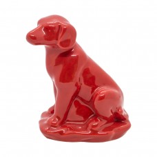 Статуэтка "Собака Красная" из коллекции 12 знаков гороскопа из фарфора (маленькая)