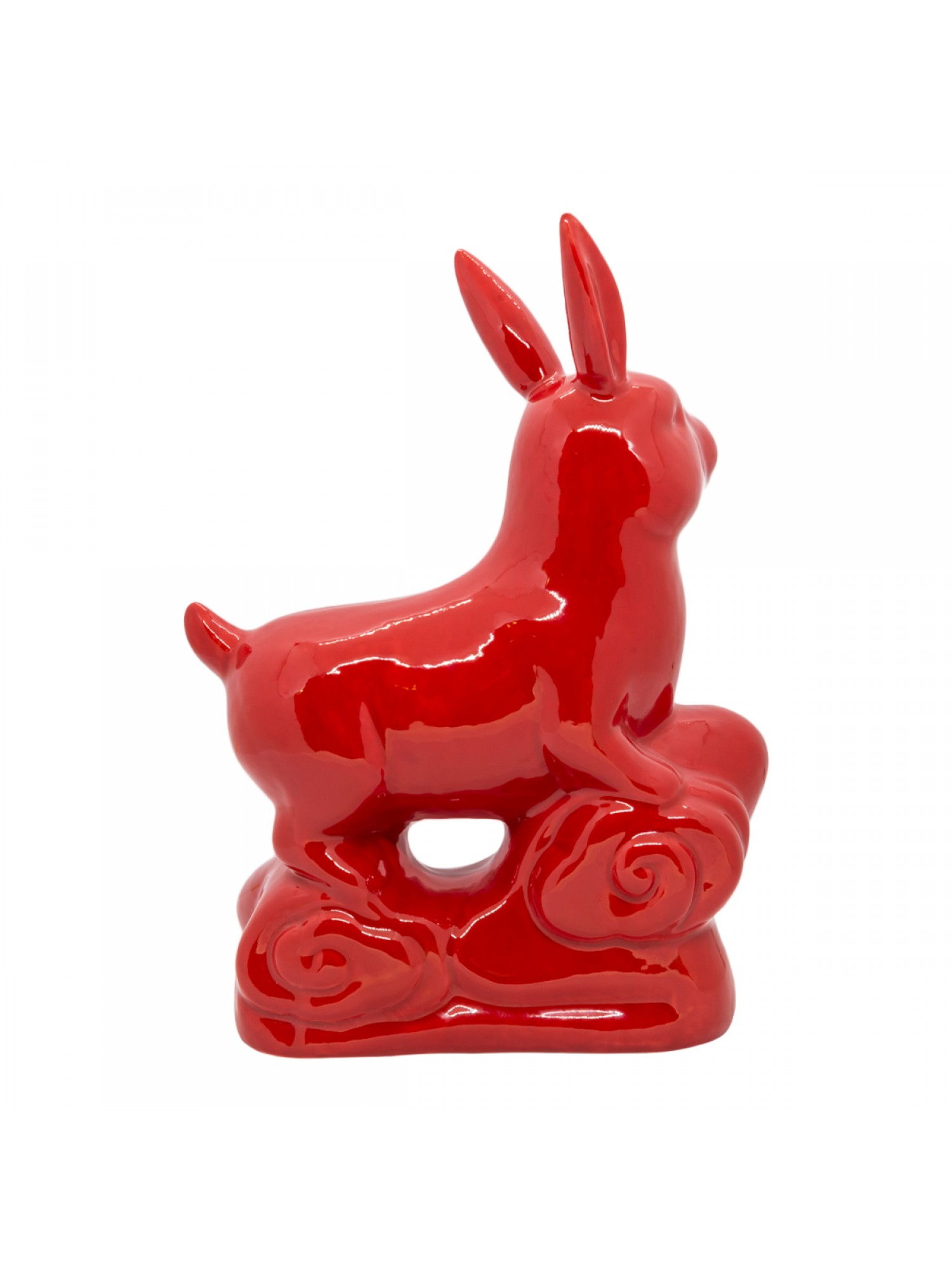 Статуэтка "Кролик" красный средний - символ 2023 года, улучшает семейную жизнь!