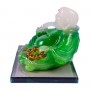 Статуэтка "Хоттей - Бог Богатства" зеленый помогает достичь гармонии и счастья в жизни, привлекая удачу и богатство в дом