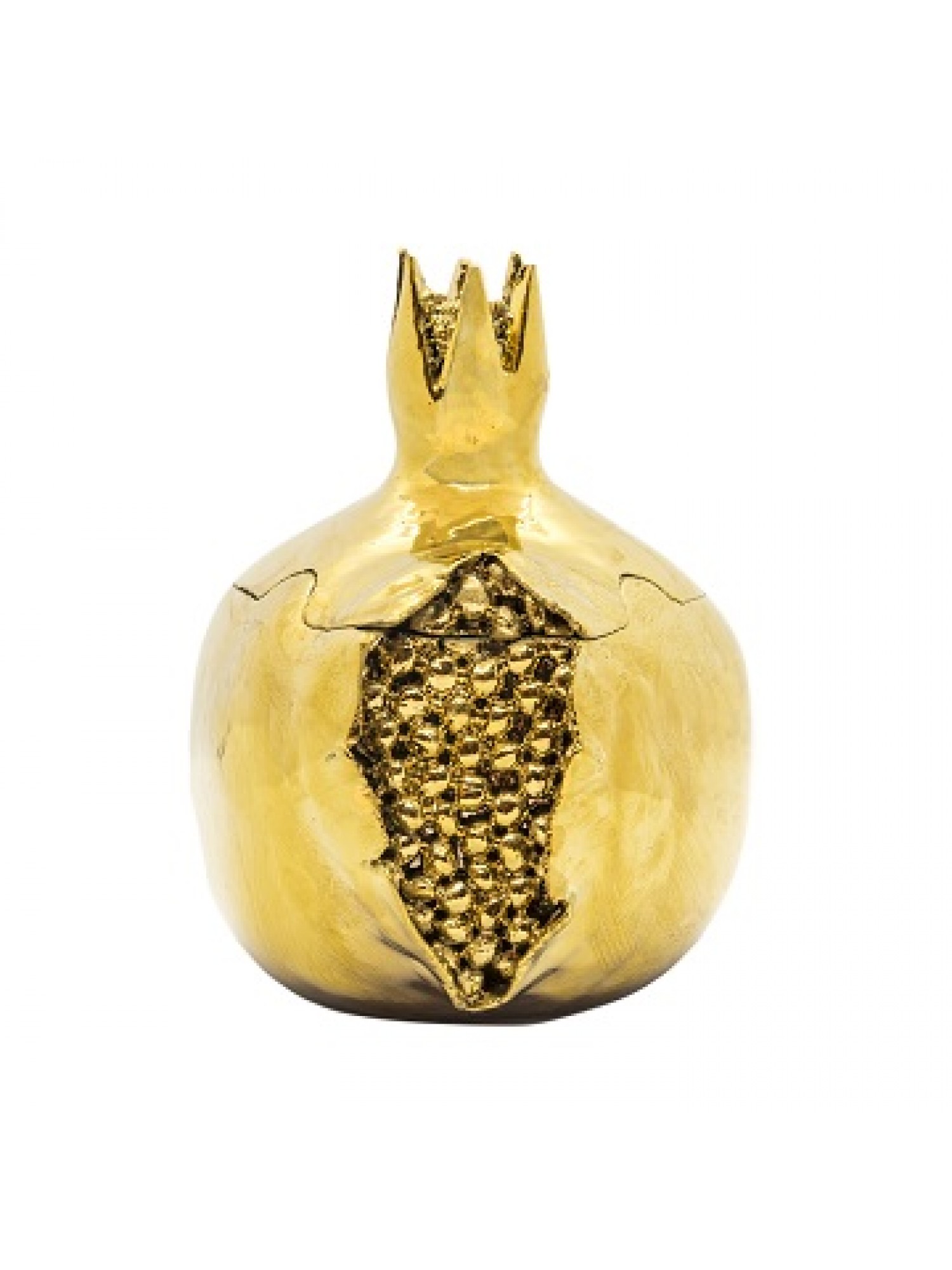 Статуэтка "Гранат Золотой"  с зернами подарит энергию изобилия, семейного благополучия и богатства