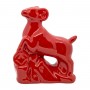 Статуэтка "Коза Красная" из фарфора принесет своему обладателю стабильные улучшения на работе
