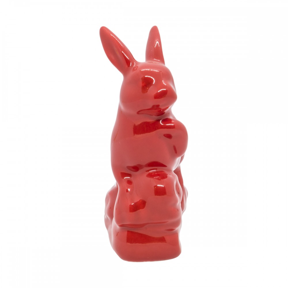 Статуэтка Кролик красный маленький