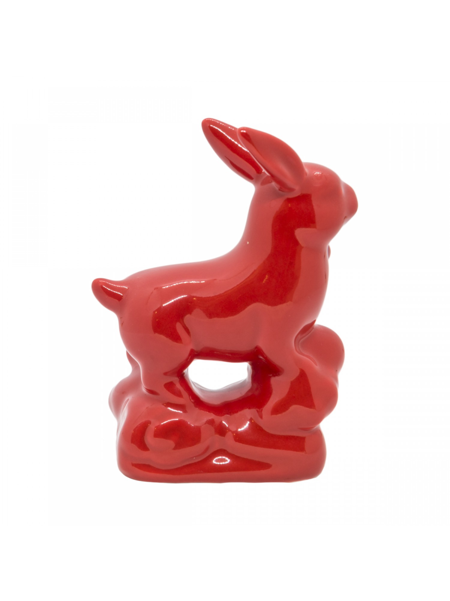 Статуэтка "Кролик" из фарфора (красный)  - символ 2023 года, улучшает семейную жизнь!