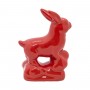 Статуэтка "Кролик" из фарфора (красный)  - символ 2023 года, улучшает семейную жизнь!