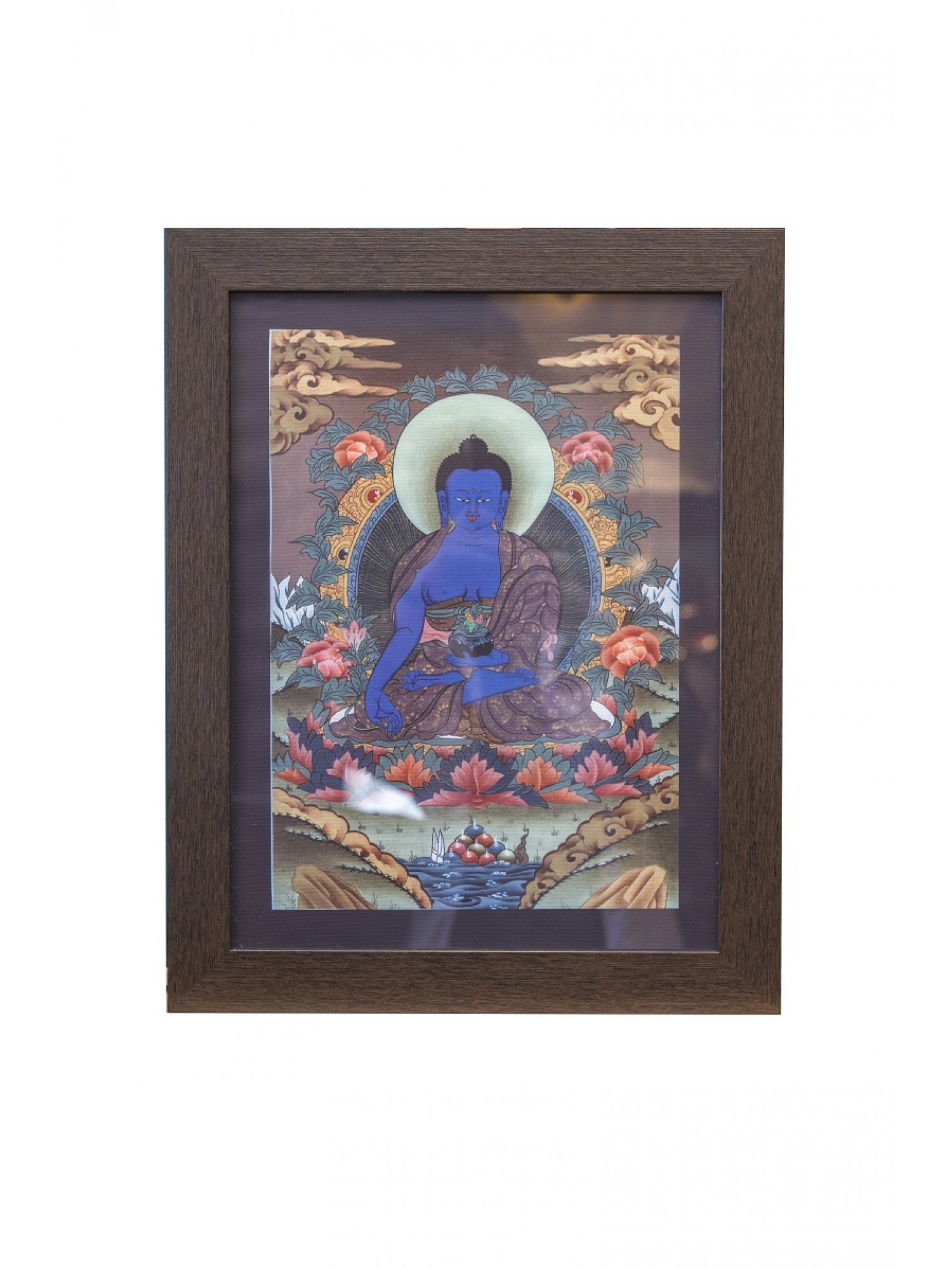 Картина "Будда Медицины" из Тибета  помогает преодолеть болезнь и страдания