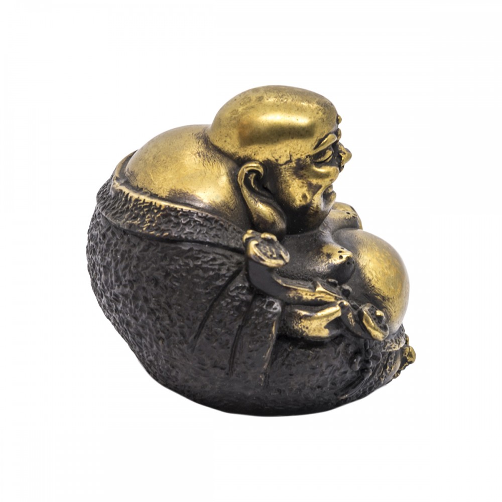 Статуэтка Хоттей черная бронза с золотом маленький