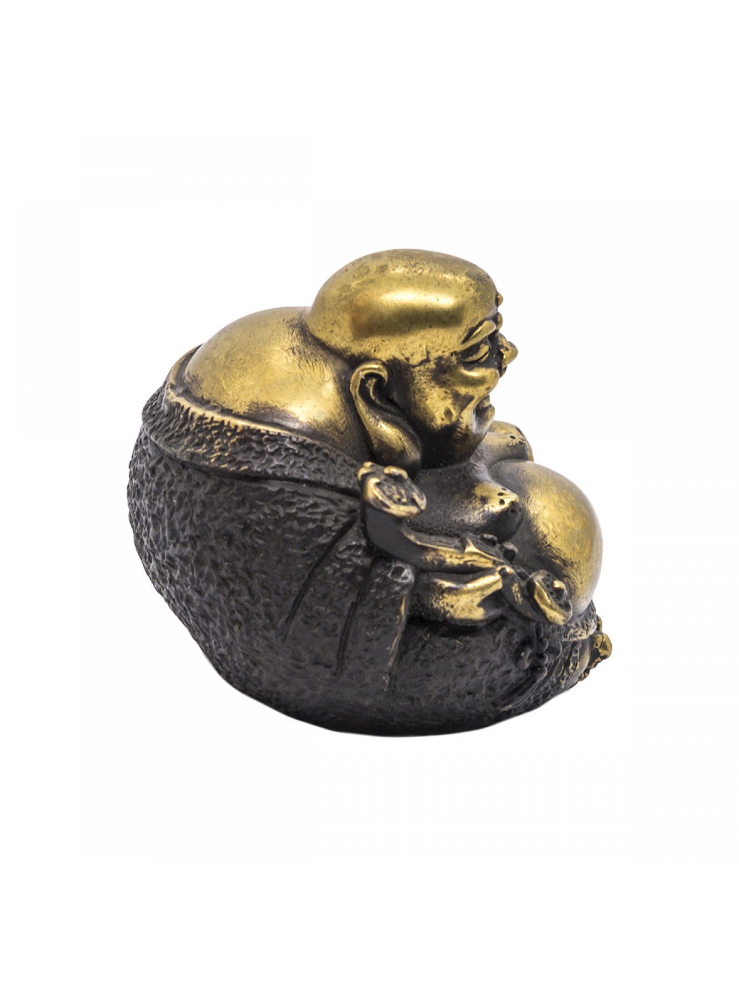 Статуэтка Хоттей черная бронза с золотом маленький