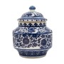 Китайская ваза, "Богатства и долголетия", бело-синий фарфор