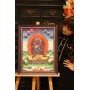 Картина Черный Джамбала" - магнит изобилия, который устраняет невезение и препятствия 