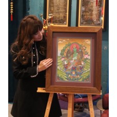 Картина "Богиня Зеленая Тара" из Тибета