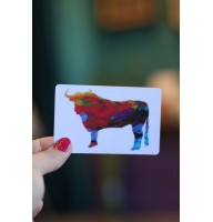 Карточка с быком