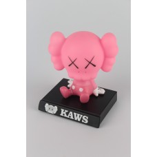 Статуэтка Kaws розовая сидящая на шкатулке