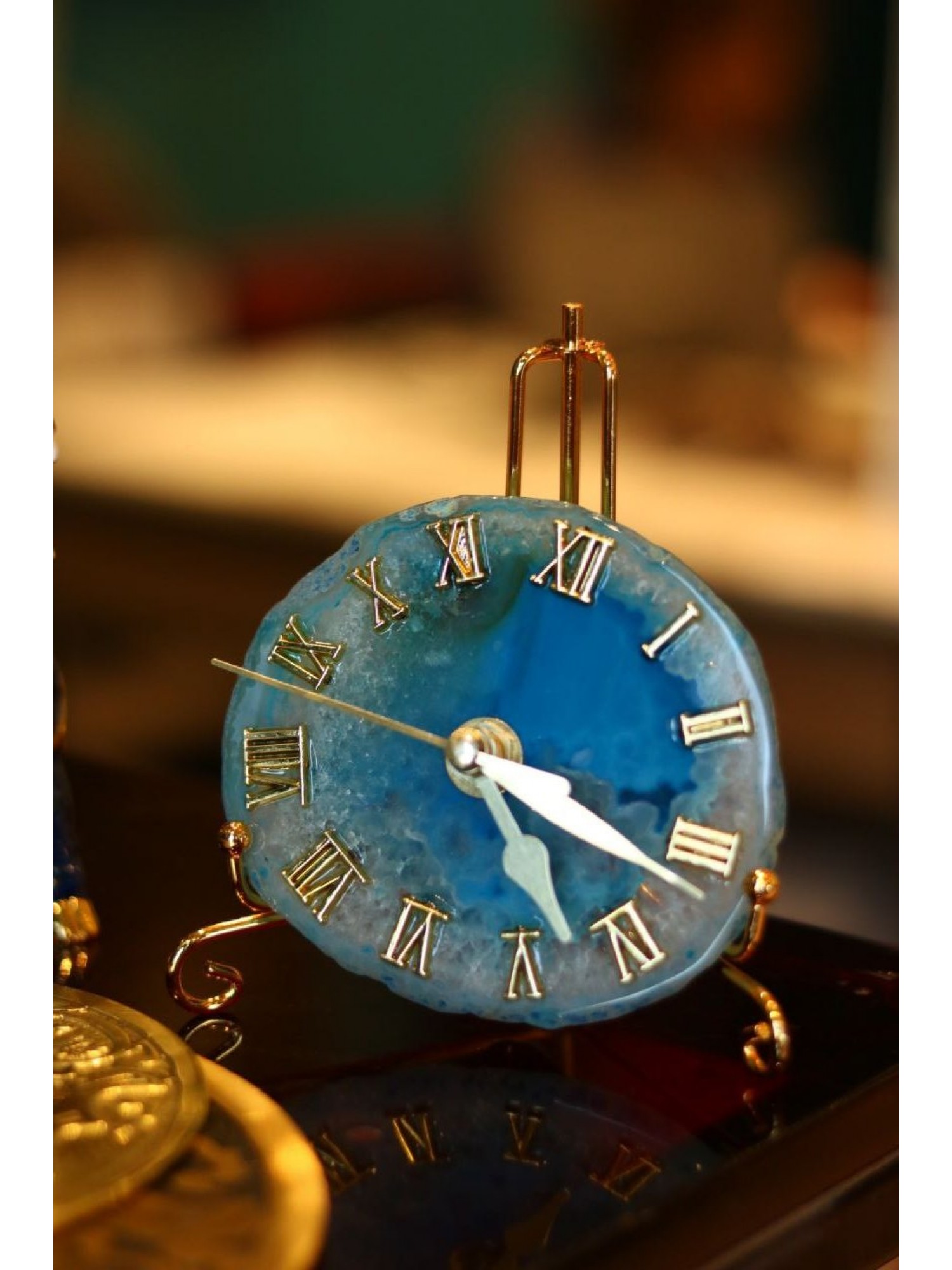 Статуэтка Часы "Морской Пейзаж" на подставке - прекрасный подарок на любой праздник