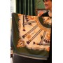 Женский платок-шарф "Колесо Фортуны" из искусственного шелка станет изюминкой Вашего гардероба