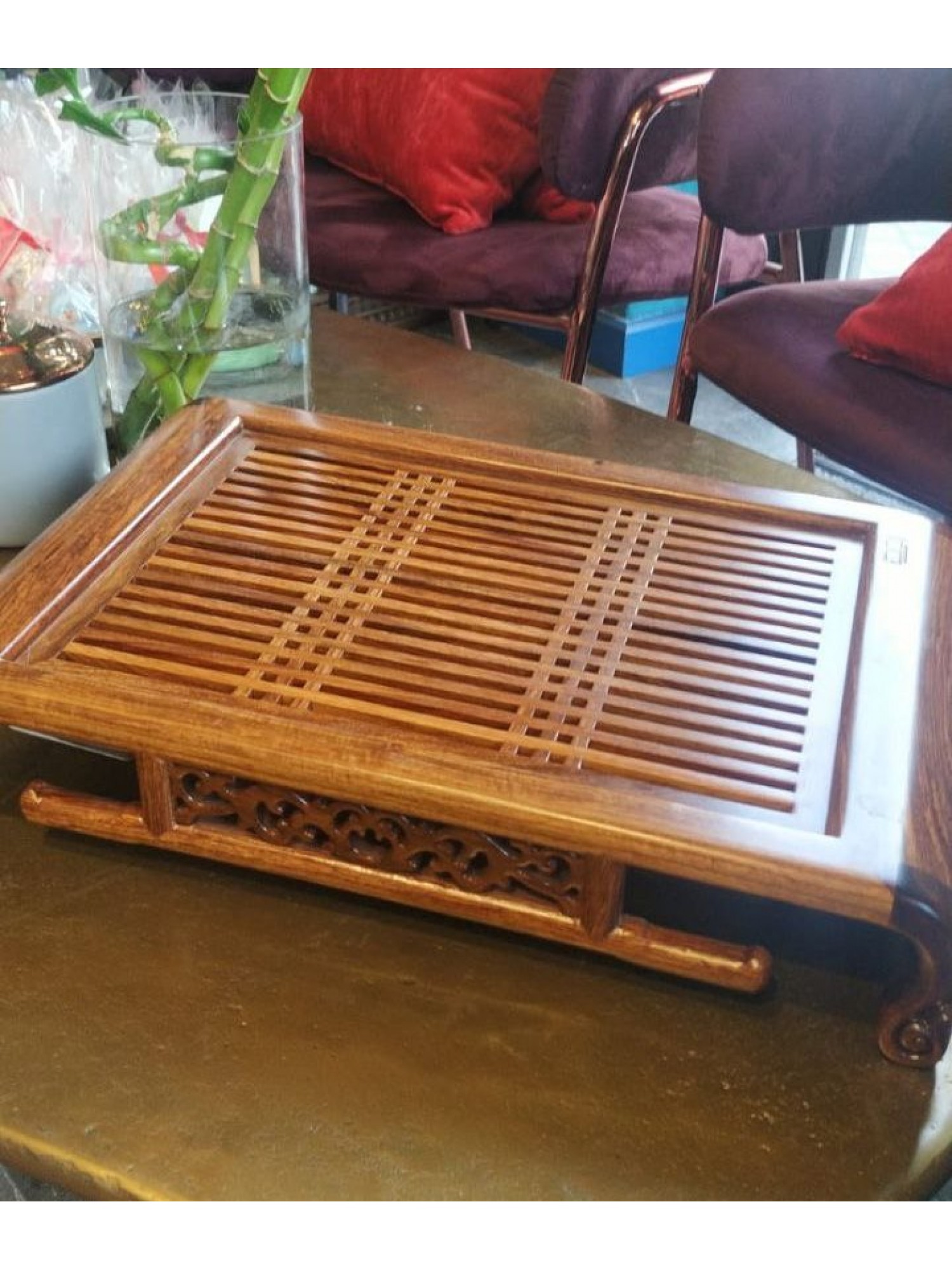 Чайный столик Чабань «Древние Традиции» деревянный  для проведения чайной церемонии