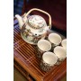Чайный Набор "Чайник+5 чашек" в китайском стиле (из фарфора) 