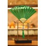Статуэтка "Зеленый Веер" стеклянный  - символ роскоши, приносящий высокий статус и уважение